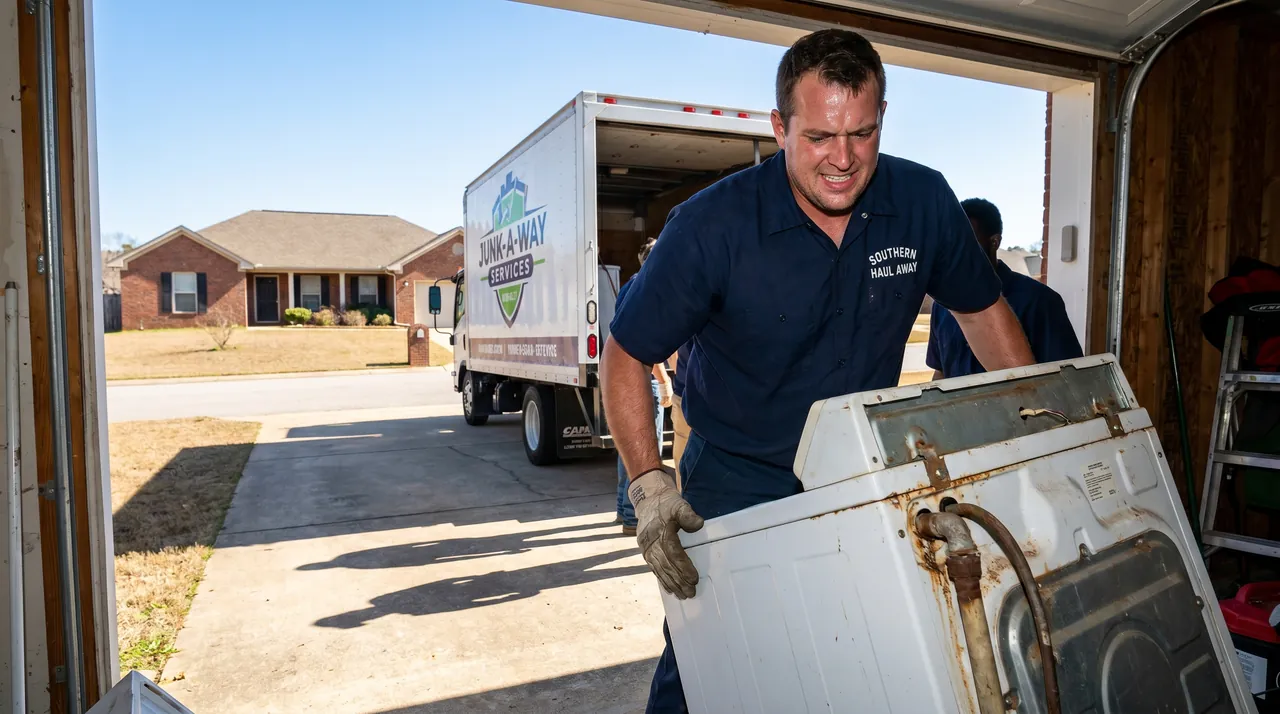 Appliance removal service in Dothan AL — Dothan Junk Removal Co. hauling old appliances same day