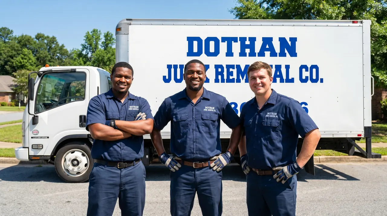 Dothan Junk Removal Co. licensed insured professional crew — trusted junk removal in Dothan AL